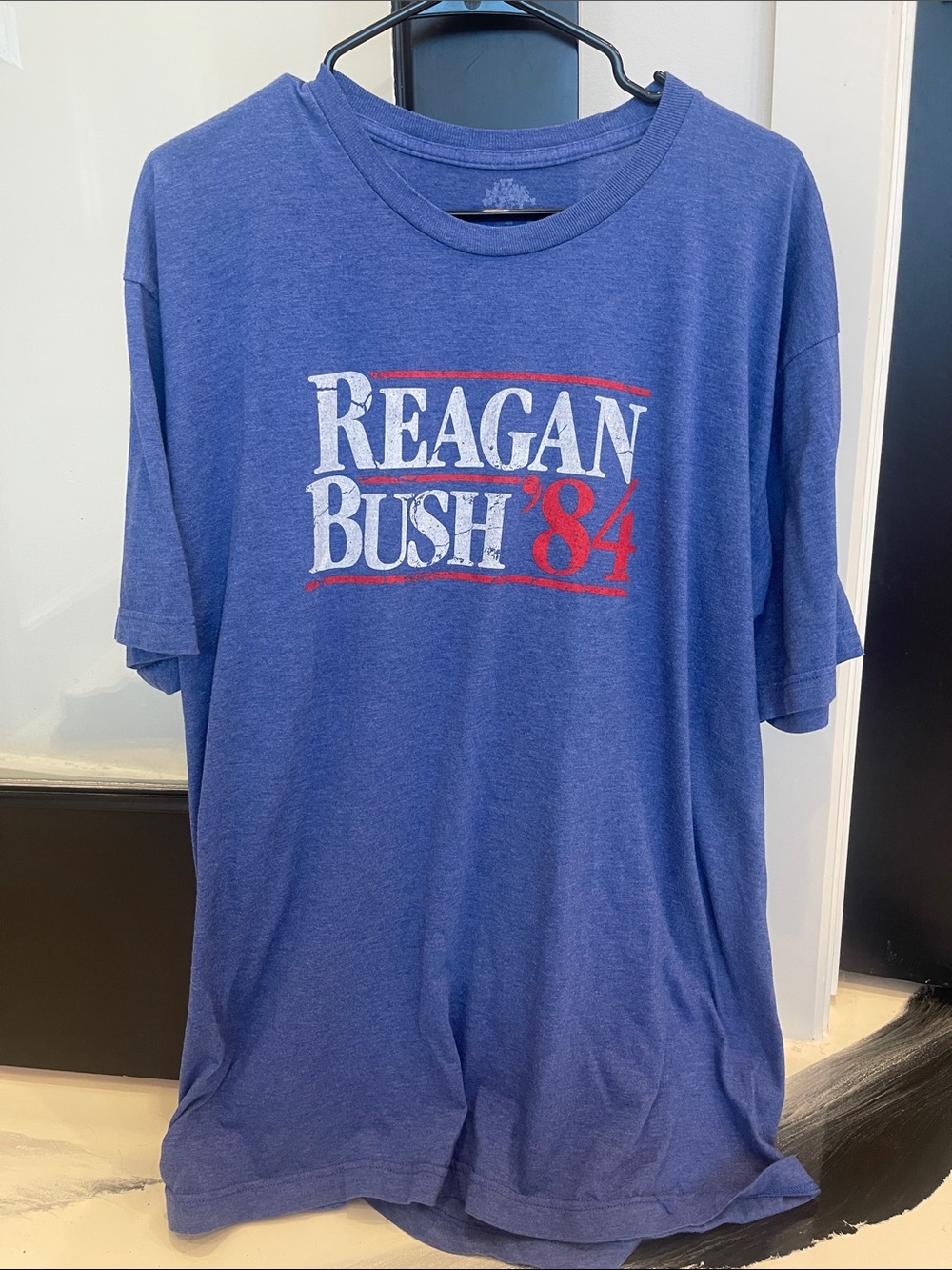 Reagan Bush '84 Blue Graphic Tee - Men's Short Sleeve